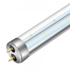 T8 LED紫外管 glass材质 V型双面发光 定制开发LED管 12V太阳能紫光管